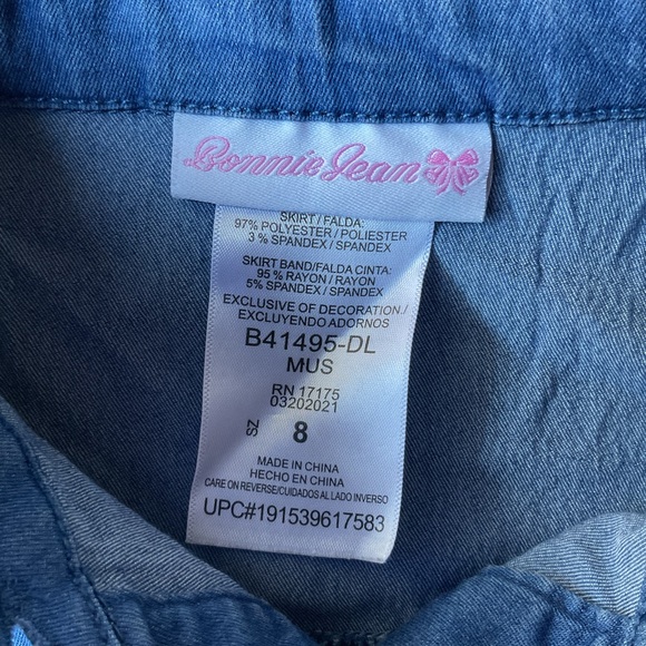 Blue Denim Dress with Button Details - Picture 5 of 5